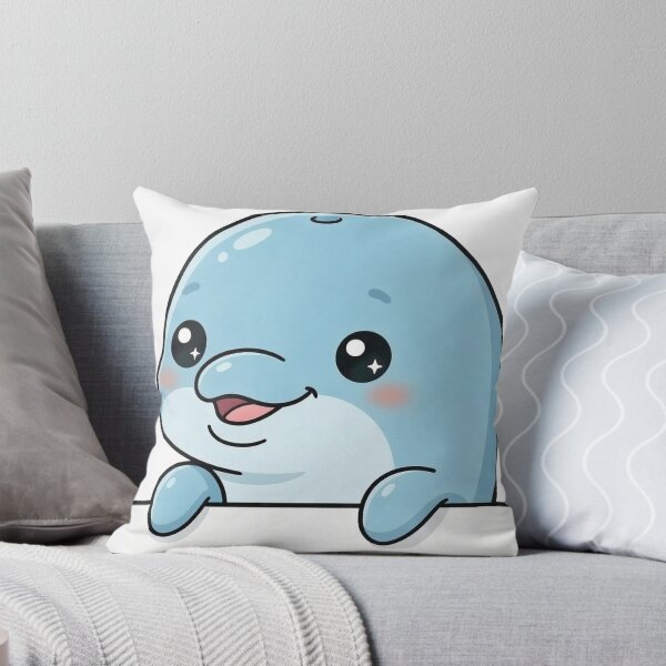 Item preview, Cute Pocket Dolphin designed and sold by  Side Quest Studio.