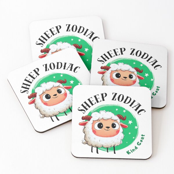 Item preview, Sheep Chinese Zodiac Sign – Kind Sheep Illustration designed and sold by OriginalMindArt.