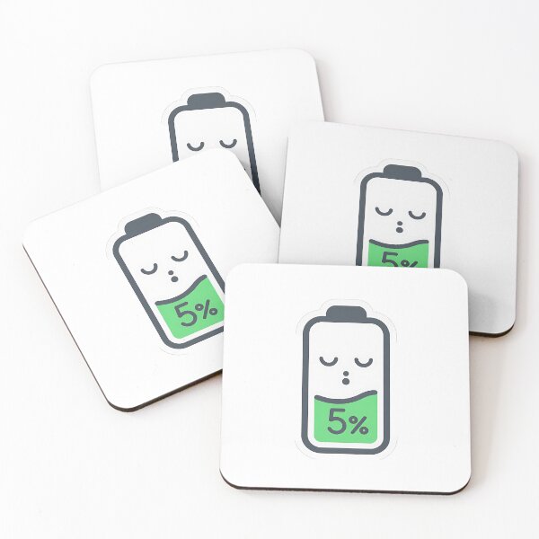 Item preview, Low Battery Anxiety Cute Kawaii Phone Laptop Gift designed and sold by eikulabs.