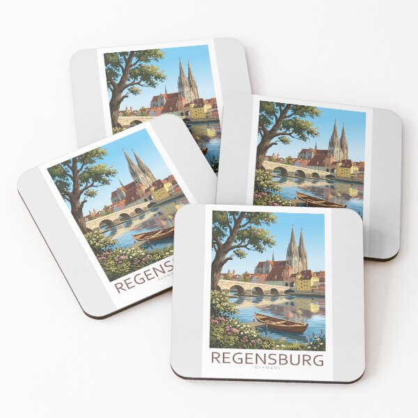 Item preview, Regensburg Germany - Travel Art designed and sold by Marciolini.