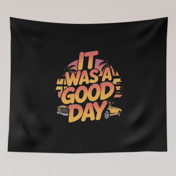 Item preview, Nostalgic "It Was a Good Day" Retro Tee designed and sold by Enea Kelo.