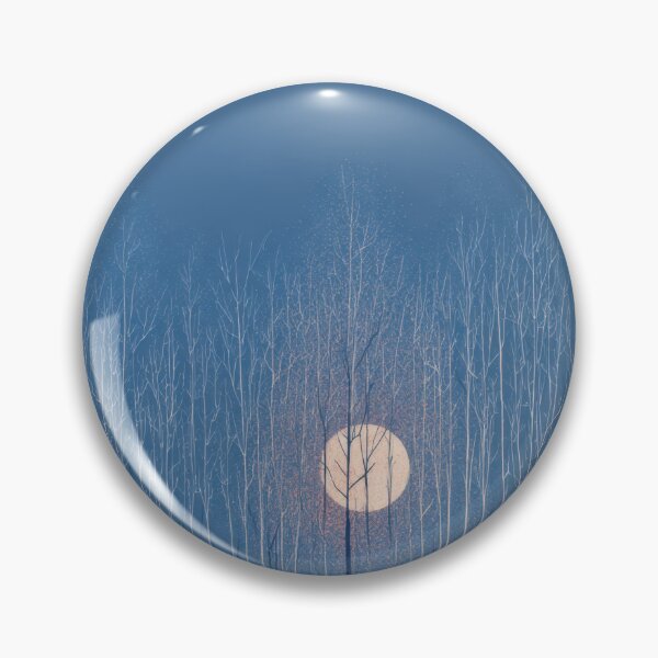 Item preview, Moonrise over a forest at dusk designed and sold by anytka.