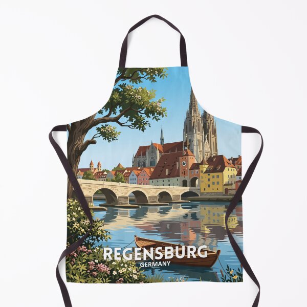 Item preview, Regensburg Germany - Travel art designed and sold by Marciolini.