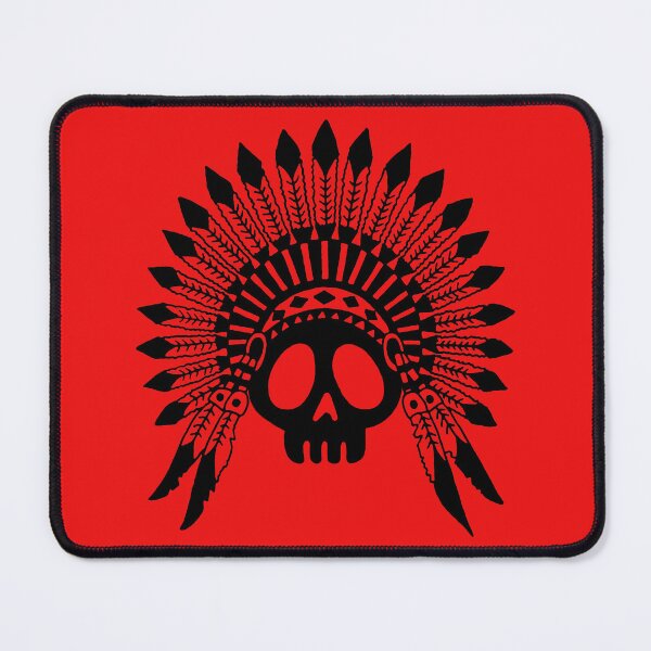 Item preview, Skull of an Indian chief (black) designed and sold by Lagueny.