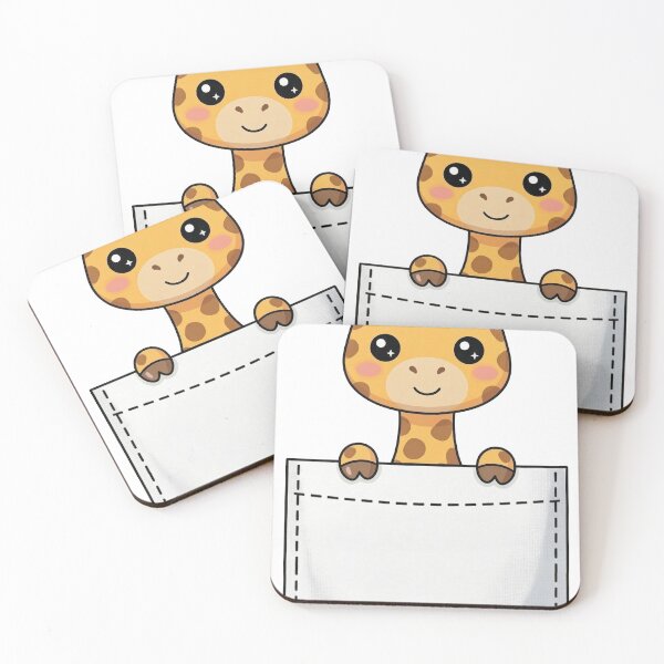 Item preview, Cute Pocket Giraffe designed and sold by  Side Quest Studio.