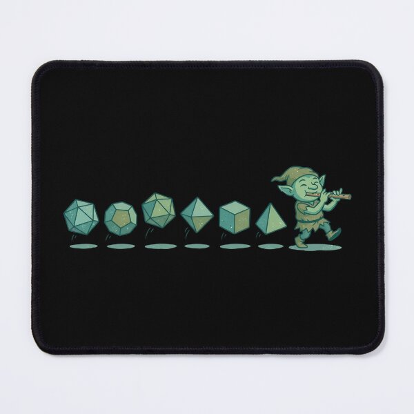 Item preview, Cute Goblin Piper Leading Dice Tabletop RPG Fantasy designed and sold by Fenay Designs.