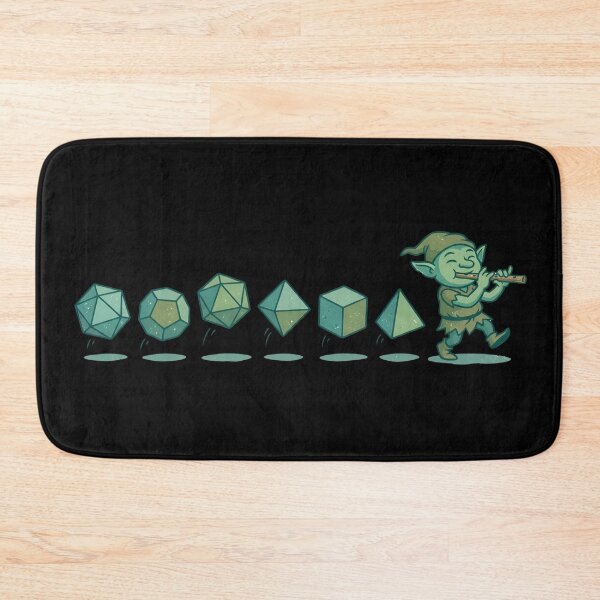 Item preview, Cute Goblin Piper Leading Dice Tabletop RPG Fantasy designed and sold by Fenay Designs.