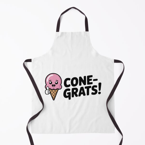 Item preview, Cone Grats! Cute Kawaii Ice Cream Congratulations Pun designed and sold by PMCreative.