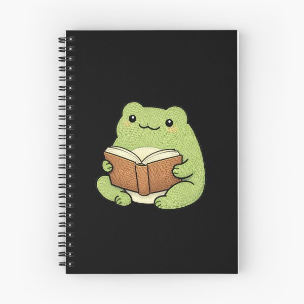 Item preview, Bookworm Frog – Cute Reading Frog Book Lover Mascot designed and sold by ColorSplash123.
