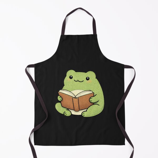 Item preview, Bookworm Frog – Cute Reading Frog Book Lover Mascot designed and sold by ColorSplash123.