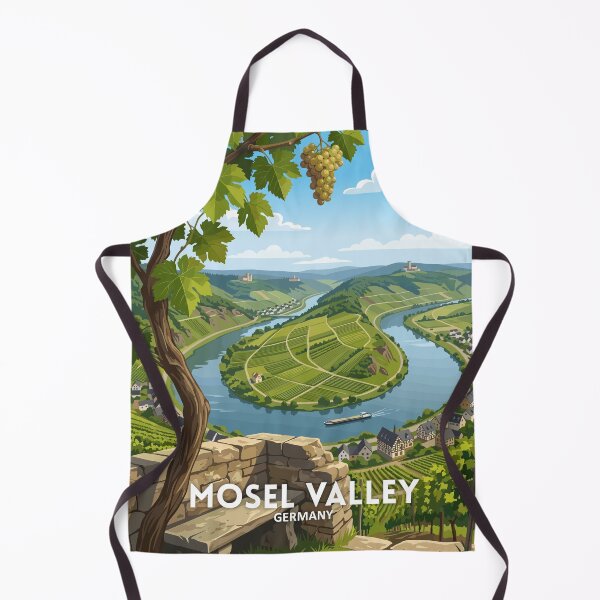 Item preview, Mosel Valley Germany - Travel art designed and sold by Marciolini.