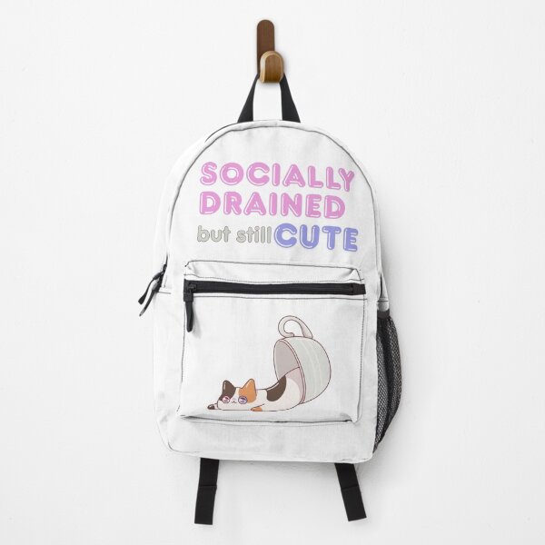 Item preview, Socially Drained Cute – Introvert Humor Design by Socially Drained Co. designed and sold by ParTeeES.