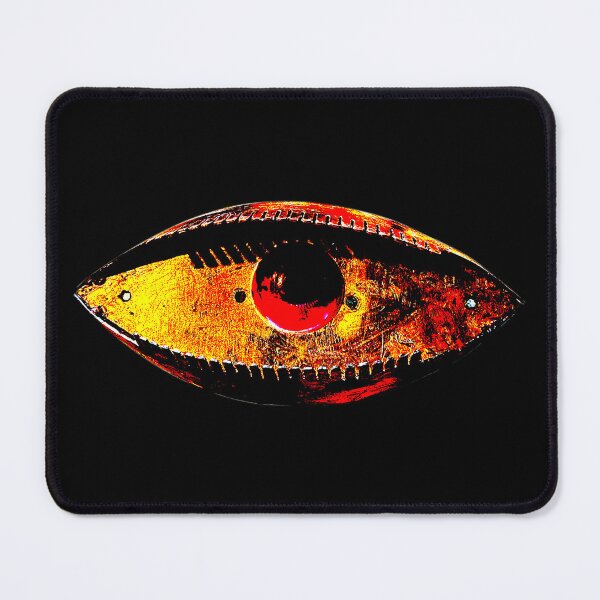 Item preview, Welded Steel Eye with Red Resin Iris and Copper Leaf designed and sold by nicola-ginzler.