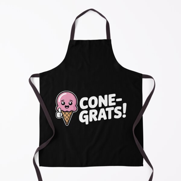 Item preview, Cone-Grats Cute Ice Cream Pun designed and sold by PMCreative.