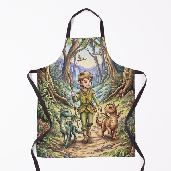 Item preview, A baby dragon and an elf. designed and sold by PP&RAINBOW SHOP.