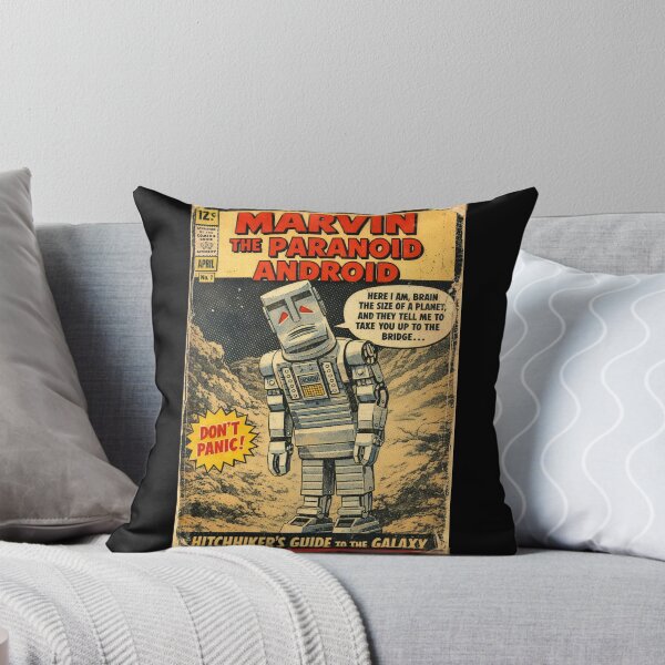 Item preview, Marvin the Paranoid Android designed and sold by Wanderdreaming.
