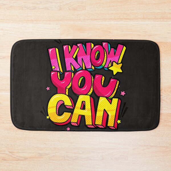 Item preview, I Know You Can - Retro Comic Pop Art Typography designed and sold by Serjames.