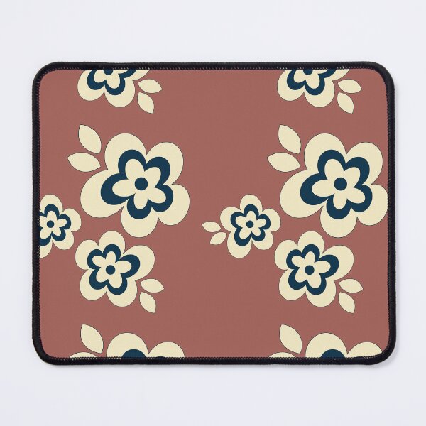 Item preview, Dusky pink floral seamless repeating pattern designed and sold by SeamlessDsign.