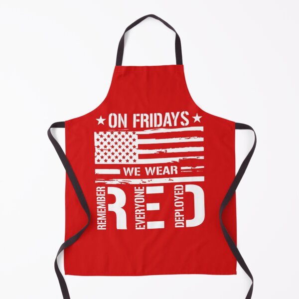 Item preview, On Friday We Wear Red, Remember Everyone Deployed, US Veteran designed and sold by toongstudio.