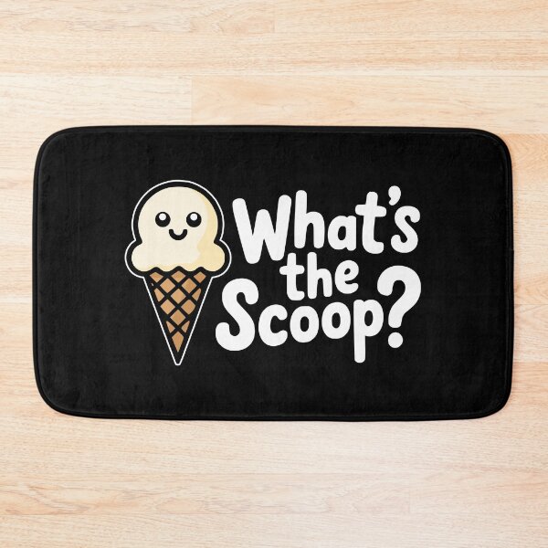 Item preview, What's The Scoop Cute Ice Cream designed and sold by PMCreative.