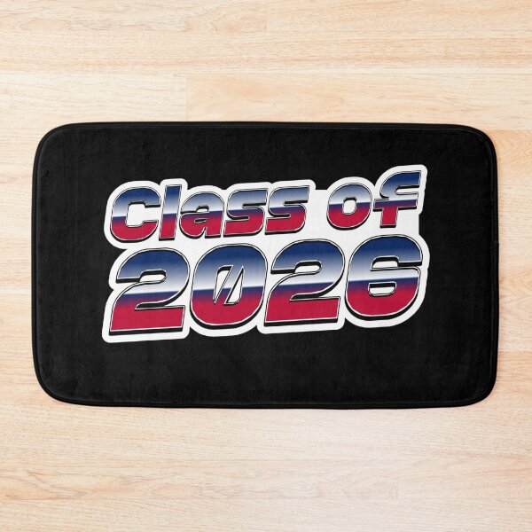 Item preview, Class of 2026 – Bold Red, White & Blue Graduation Typography Design designed and sold by GFamilyC.