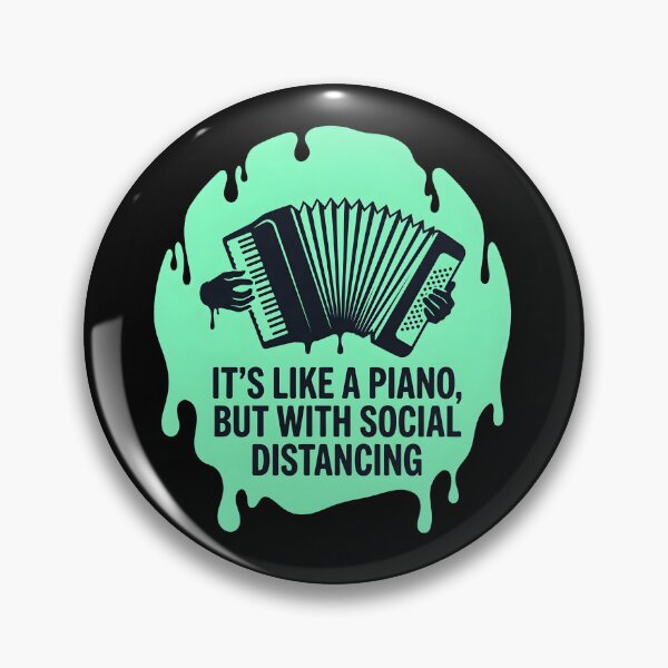 Item preview, It's like a piano but with social distancing | Accordion designed and sold by SocialStaticz.