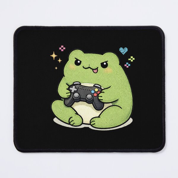 Item preview, Gamer Frog – Funny Gaming Frog Mascot with Controller designed and sold by ColorSplash123.