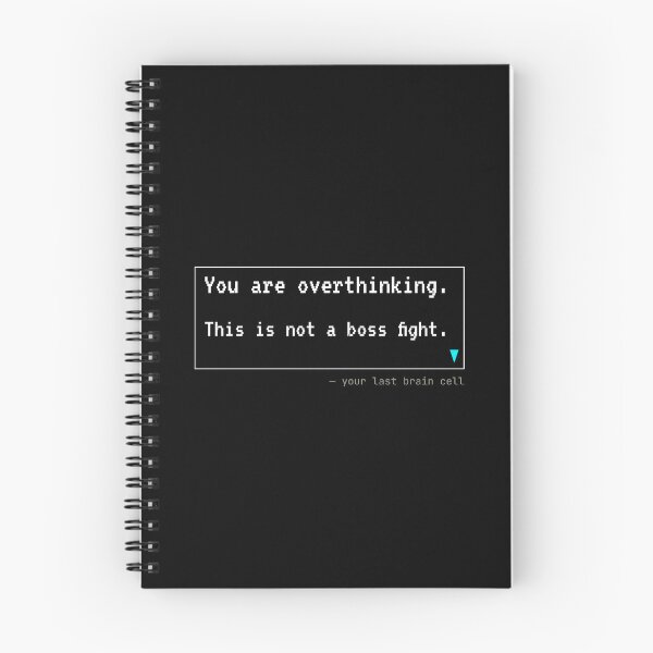 Item preview, You Are Overthinking Not A Boss Fight Retro Gaming designed and sold by Becheer.
