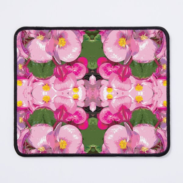 Item preview, Manipulated Photos: Pink Begonias repeating pattern designed and sold by nicola-ginzler.