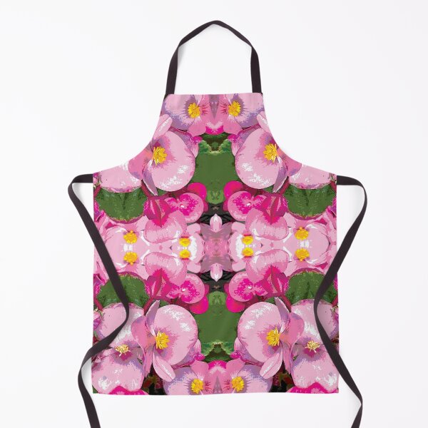 Item preview, Manipulated Photos: Pink Begonias repeating pattern designed and sold by nicola-ginzler.