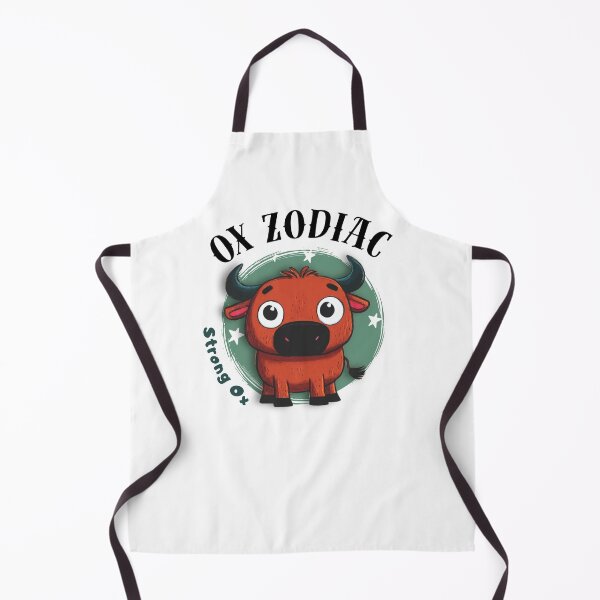 Item preview, Ox Chinese Zodiac Sign – Strong Ox Illustration designed and sold by OriginalMindArt.