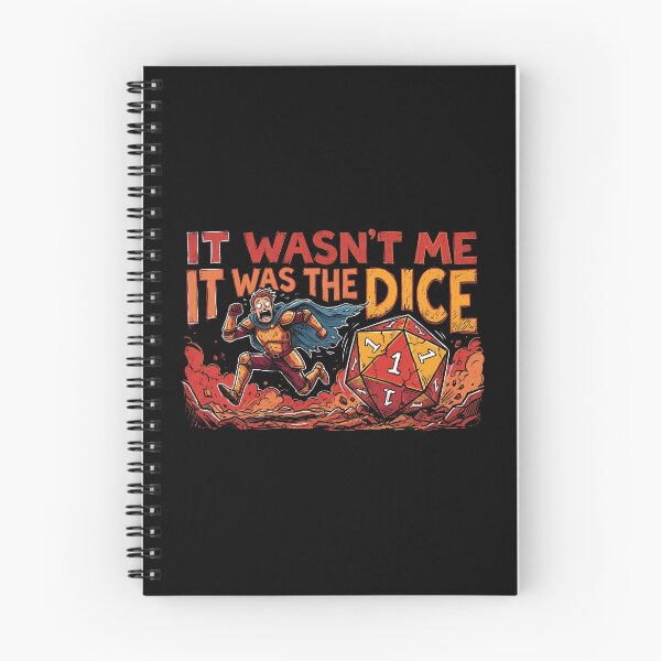 Item preview, It Wasnt Me It Was The Dice Funny Natural One RPG designed and sold by Fenay Designs.