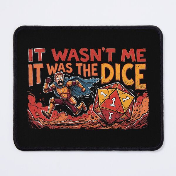 Item preview, It Wasnt Me It Was The Dice Funny Natural One RPG designed and sold by Fenay Designs.