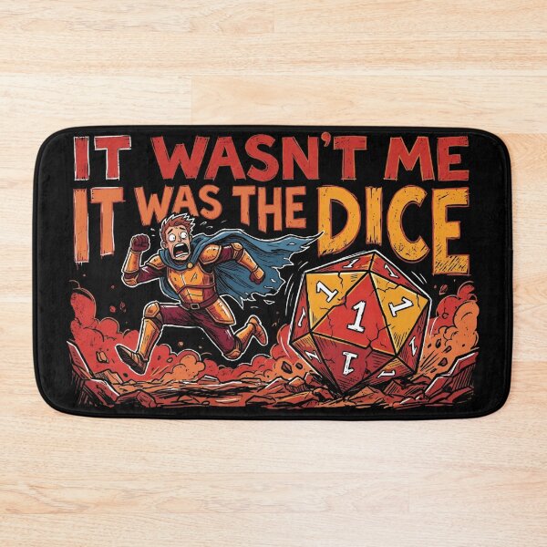 Item preview, It Wasnt Me It Was The Dice Funny Natural One RPG designed and sold by Fenay Designs.