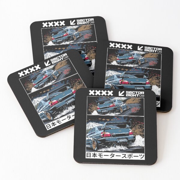 Item preview, JDM Mount Fuji Night Drift – Subaru WRX STI Street Racing Illustration  designed and sold by SECTOR EIGHT.