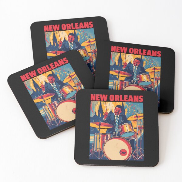 Item preview, A Pop Art Travel Print of New Orleans - Louisiana  designed and sold by StudioRedKoala.