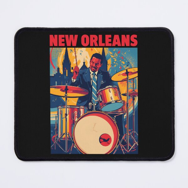 Item preview, A Pop Art Travel Print of New Orleans - Louisiana designed and sold by StudioRedKoala.