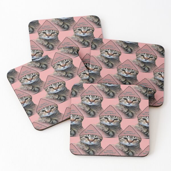 Item preview, Happy Birthday Tabby Kitten designed and sold by kristalcurt.