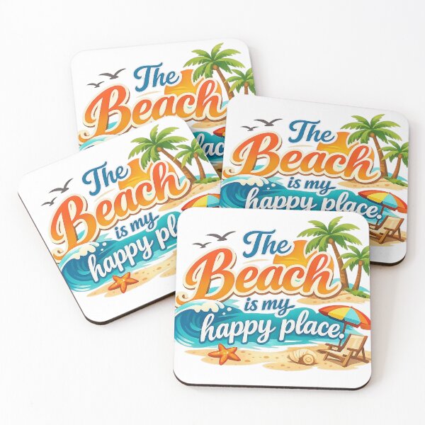Item preview, Beach my happy place designed and sold by ArtPixs.