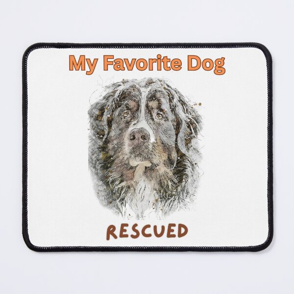 Item preview, My Favorite Dog - Rescued: Mixed Breed designed and sold by Rogue-Threads.