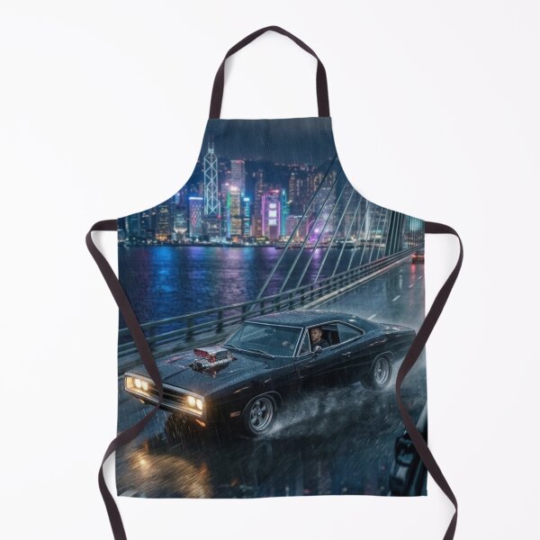 Item preview, Midnight Drive: Classic Muscle Car in Rainy Metropolis designed and sold by Fmartstudio.