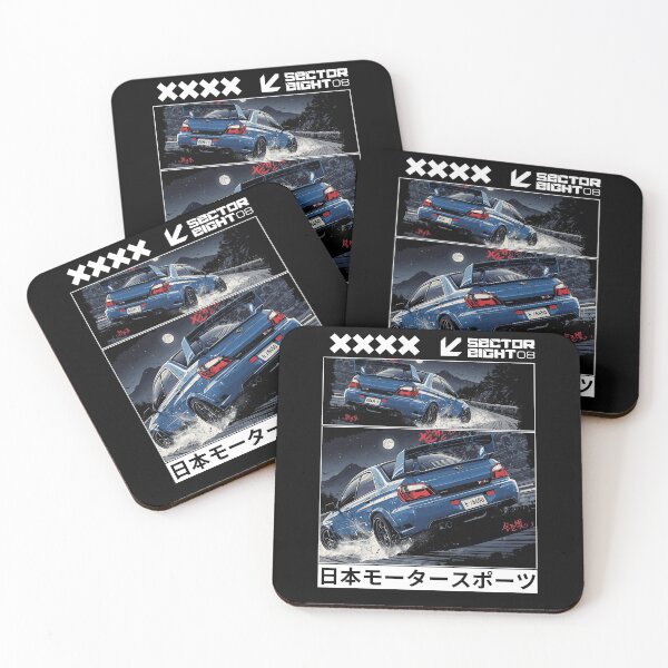 Item preview, JDM Touge Night Drift – Subaru WRX STI Street Racing Illustration  designed and sold by SECTOR EIGHT.