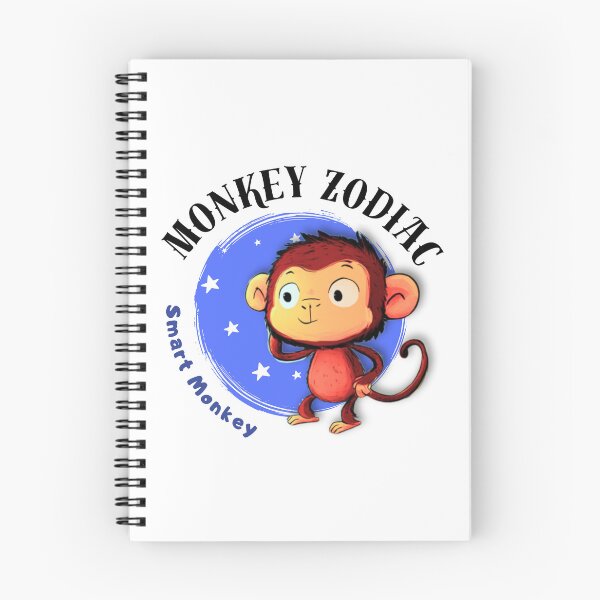 Item preview, Monkey Chinese Zodiac Sign – Smart Monkey Illustration designed and sold by OriginalMindArt.