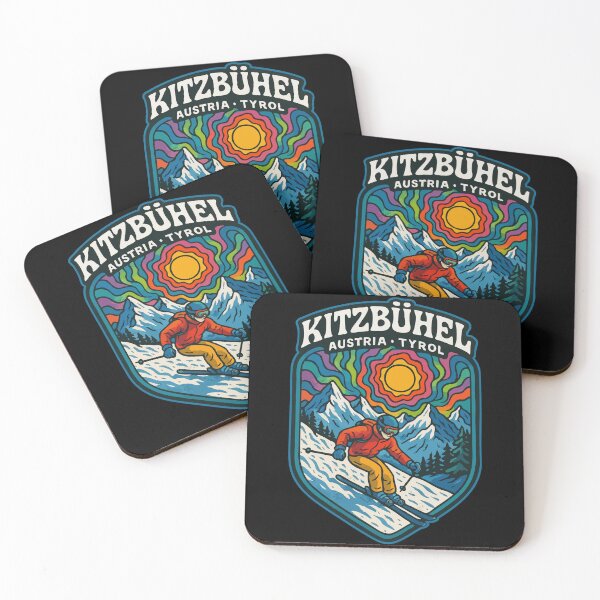 Item preview, Kitzbuhel Austria Snowboard Trippy Art designed and sold by TomFrontierArt.
