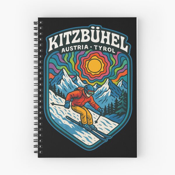 Item preview, Kitzbuhel Austria Snowboard Trippy Art designed and sold by TomFrontierArt.