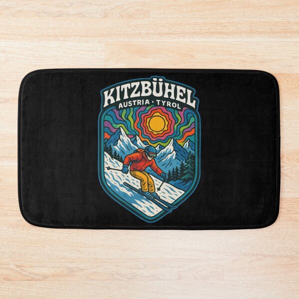 Item preview, Kitzbuhel Austria Snowboard Trippy Art designed and sold by TomFrontierArt.