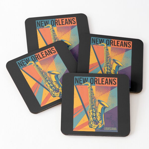 Item preview, A Pop Art Travel Print of New Orleans - Louisiana  designed and sold by StudioRedKoala.
