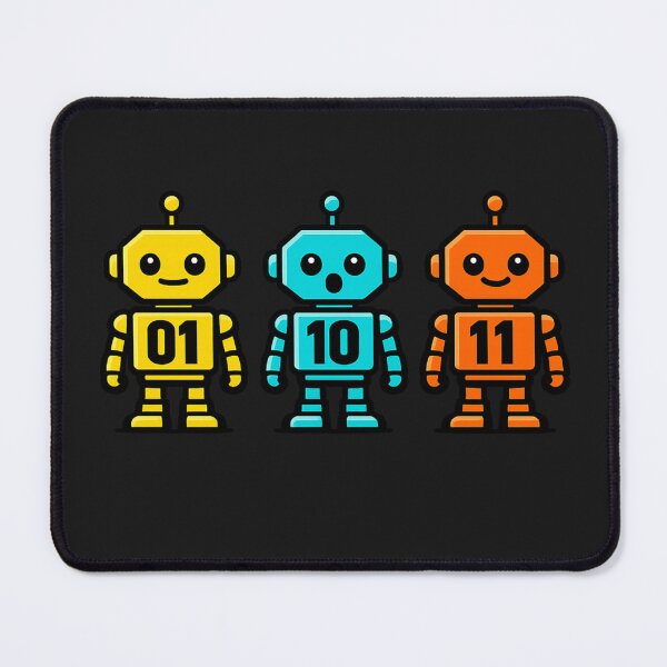 Item preview, 01 10 11 Robot coding geek robot theme designed and sold by faridman.