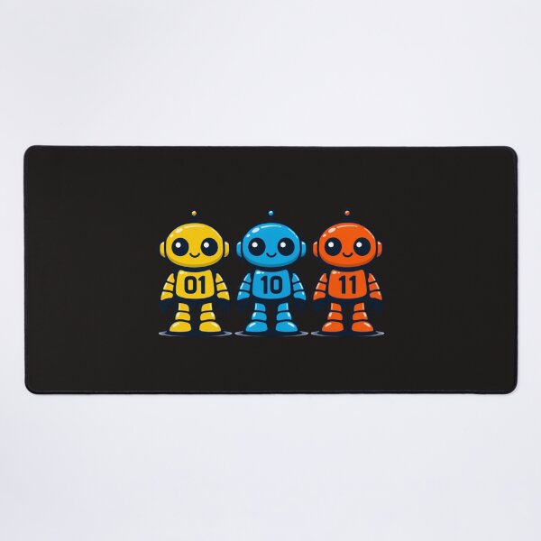 Item preview, 01 10 11 Robot retro binary digits robot designed and sold by faridman.