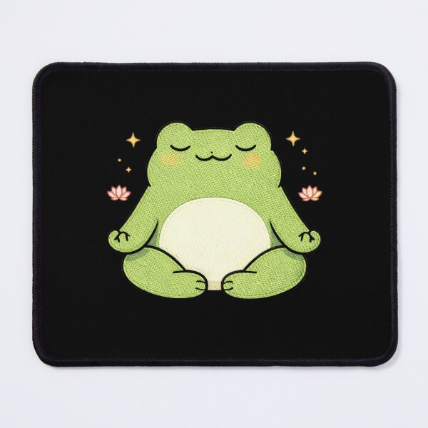 Item preview, Yoga Zen Frog – Funny Meditating Frog Yoga Mascot designed and sold by ColorSplash123.